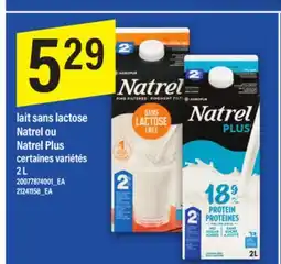 Maxi LAIT SANS LACTOSE NATREL OU NATREL PLUS 2 L offer