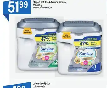 Maxi PRÉPARATION EN POUDRE POUR NOURRISSONS ÉTAPE 1 ET 2 PRO ADVANCE SIMILAC 837-859 g offer