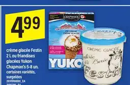 Maxi CRÈME GLACÉE FESTIN 2 L OU FRIANDISES GLACÉES YUKON CHAPMAN'S 5-8 UN offer