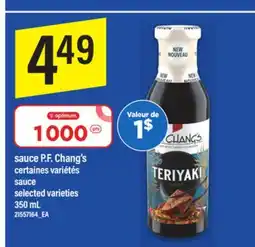 Maxi SAUCE P.F. CHANG'S 350 mL offer
