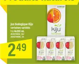 Maxi JUS BIOLOGIQUE KIJU, 1 L/4X200 ML offer