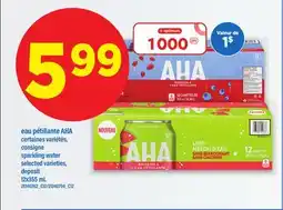 Maxi EAU PÉTILLANTE AHA 12x355 mL offer
