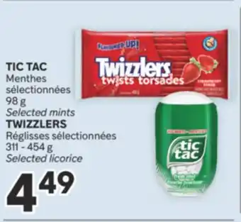 Brunet TWIZZLERS Réglisses sélectionnées offer