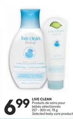 Brunet LIVE CLEAN Produits de soins pour bébés offer