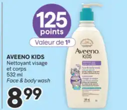 Brunet AVEENO KIDS Nettoyant visage et corps offer