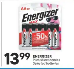 Brunet ENERGIZER Piles sélectionnées offer