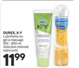 Brunet DUREX, K-Y Lubrifiants ou gel à massage offer
