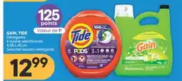 Brunet GAIN, TIDE Détergents à lessive sélectionnés offer