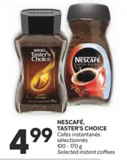 Brunet NESCAFÉ, TASTER'S CHOICE Cafés instantanés sélectionnés offer