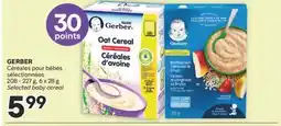 Brunet GERBER Céréales pour bébés sélectionnées offer