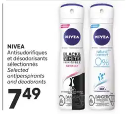 Brunet NIVEA Antisudorifiques et désodorisants sélectionnés offer