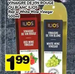 Supermarché PA ILIOS Red or White Wine Vinegar offer
