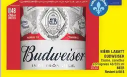 Super C BIÈRE LABATT BUDWEISER | BEER offer