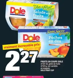 Super C FRUITS EN COUPE DOLE | DOLE FRUIT CUP offer