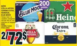Super C BIÈRE STELLA ARTOIS, CORONA EXTRA, HEINEKEN, BLUE MOON BIÈRE | BEER offer