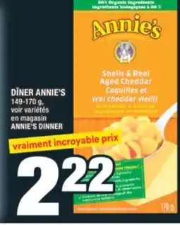 Super C DÎNER ANNIE'S | ANNIE'S DINNER offer