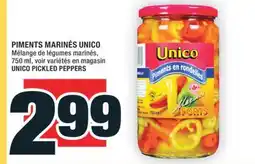 Super C PIMENTS MARINÉS UNICO | UNICO PICKLED PEPPERS offer
