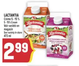 Marché Adonis LACTANTIA Crème 5 - 15% | 5 - 15% Cream offer