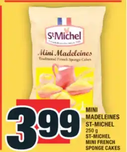 Super C MINI MADELEINES ST-MICHEL | ST-MICHEL MINI FRENCH SPONGE CAKES offer