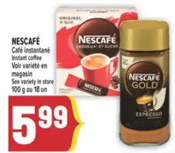Marché Adonis NESCAFÉ Café instantané | NESCAFÉ Instant coffee offer