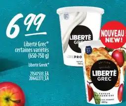 Provigo LIBERTÉ GREC , (650-750 g) offer
