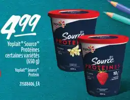 Provigo YOPLAIT SOURCE PROTÉINES, 650 G offer