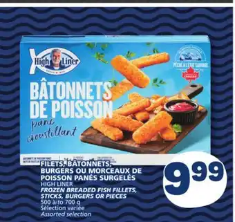 Marché Bonichoix HIGH LINER FROZEN BREADED FISH FILLETS, STICKS, BURGERS OR PIECES offer