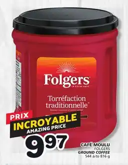 Marches Tradition FOLGERS GROUND COFFEE offer