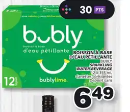 Marches Tradition BUBLY SPARKLING WATER BEVERAGE offer