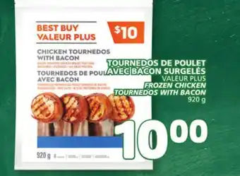 Marché Bonichoix VALEUR PLUS FROZEN CHICKEN TOURNEDOS WITH BACON offer