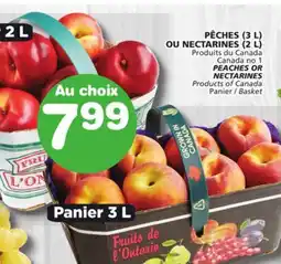 Marches Tradition PEACHES OR NECTARINES offer