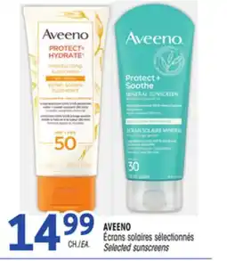 Uniprix AVEENO Écrans solaires sélectionnés/Selected sunscreens offer