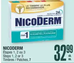 Jean Coutu NICODERM Steps 1, 2 or 3 , Patches, 7 offer