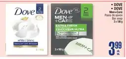 Jean Coutu DOVE, DOVE Men+Care Bar soap offer
