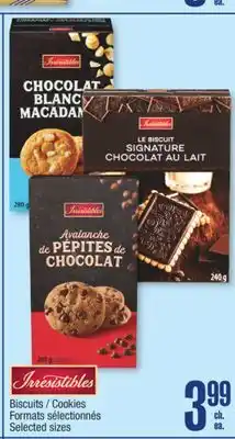 Jean Coutu IRRESISTIBLES Cookies Selected sizes offer