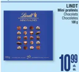 Jean Coutu LINDT Mini pralinés Chocolates offer
