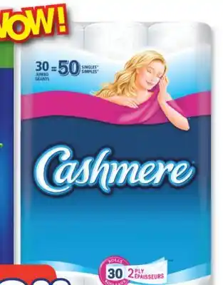 Jean Coutu CASHMERE Bathroom tissue offer