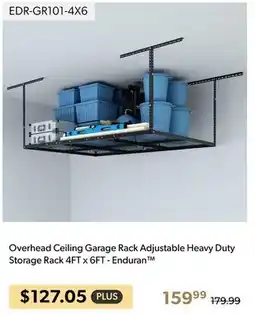 Shopper+ Overhead Ceiling Garage Rack Adjustable Heavy Duty Storage Rack 4FT x 6FT - Enduran offer