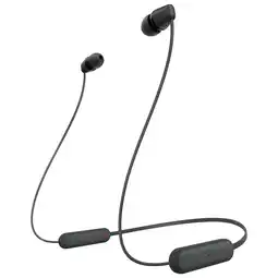 Best Buy Sony WIC100 In-Ear Bluetooth Headphones - Black offer