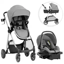 Best Buy Evenflo Omni Plus Modular Travel System with LiteMax Sport Infant Car Seat - Grey offer