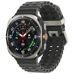 Best Buy Open Box - Samsung Galaxy Watch Ultra (GPS + LTE) 47mm Smartwatch with Heart Rate Monitor - Titanium Silver/Dark Grey offer