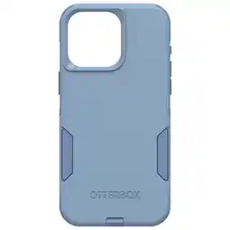 Best Buy OtterBox Commuter Fitted Hard Shell Case for iPhone 15 Pro Max - Blue offer
