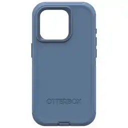 Best Buy OtterBox Defender Fitted Hard Shell Case for iPhone 15 Pro - Blue offer