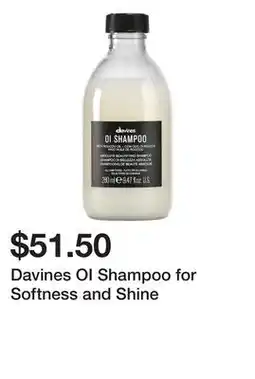 Sephora Davines OI Shampoo for Softness and Shine offer