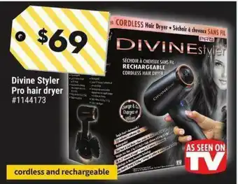 Giant Tiger Divine Styler Pro hair dryer offer