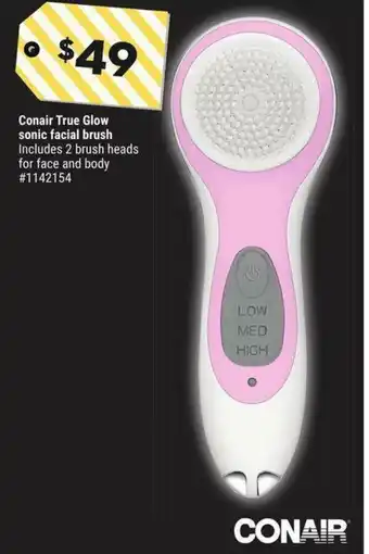 Giant Tiger Conair True Glow sonic facial vrush offer
