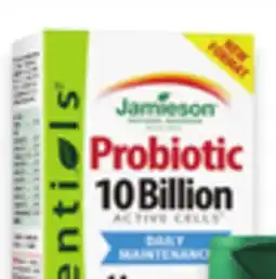 Walmart Jamieson Probiotic 60s offer
