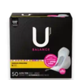 Walmart U By Kotex Jumbo Pack Premium Pads, Tampons or Liners offer
