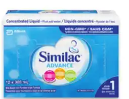 Walmart Similac Concentrated Liquid Formula offer