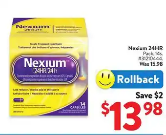 Walmart Nexium 24HR offer